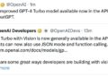 OpenAI 发布带有视觉能力的GPT-4-Turbo 128k上下文