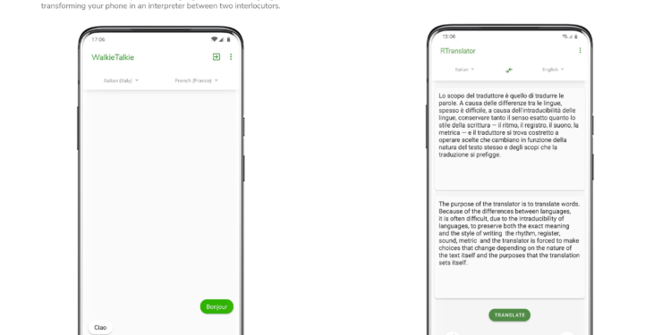 RTranslator ：一款开源、免费离线的实时翻译应用 可实现多人、多语言的实时对话翻译