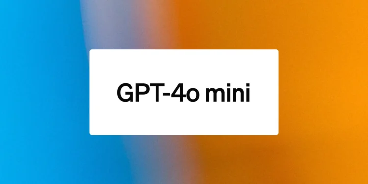 OpenAl 推出 GPT-4o mini 取代GPT 3.5 性能超越GPT4而且更快更便宜插图 OpenAl 推出 GPT-4o mini 取代GPT 3.5 性能超越GPT4而且更快更便宜