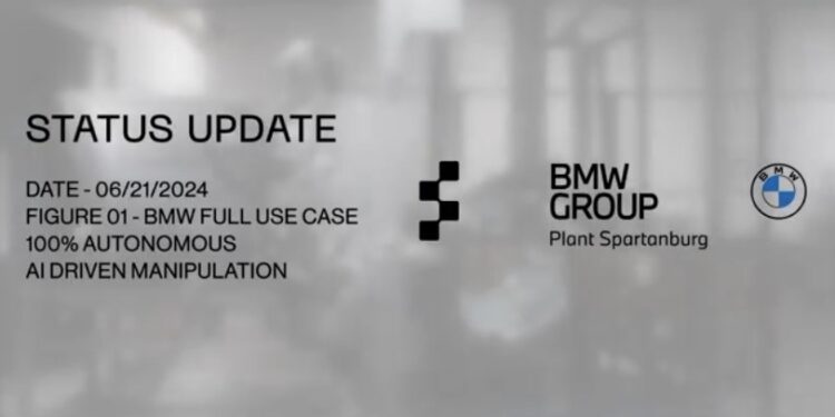 Figure宣布与BMW制造公司签署商业协议 将通用机器人引入汽车生产