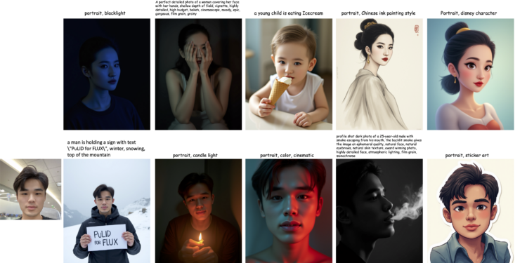 PuLID：通过一张参考照片 使用文本描述快速更改图像中人物的外貌和身份特征