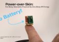 Power-over-Skin “皮肤供电”技术 让可穿戴设备无需电池也能工作