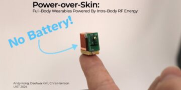 Power-over-Skin “皮肤供电”技术 让可穿戴设备无需电池也能工作