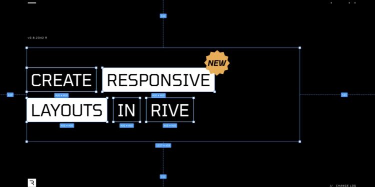 Rive 发布 Layouts 新功能 只需设计一次 图像动画自动适应屏幕大小和各种布局